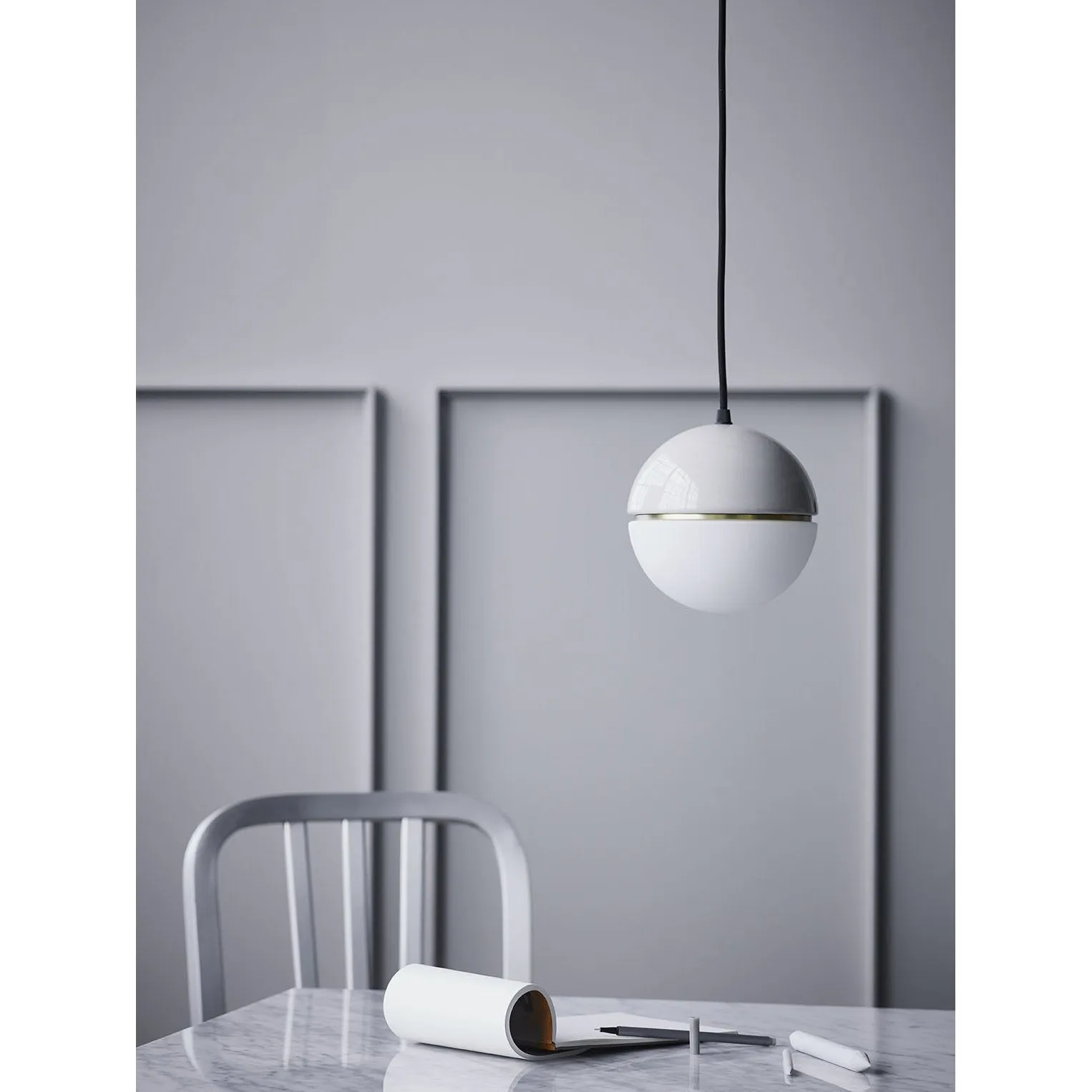 Lucie Kaas Macaroon Pendant Lamps Light Grey,  16cm