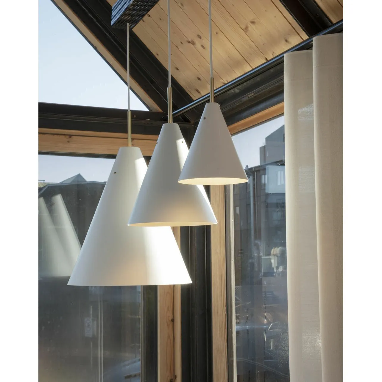 Lyfa Mosaic Pendant 25 Cm, White