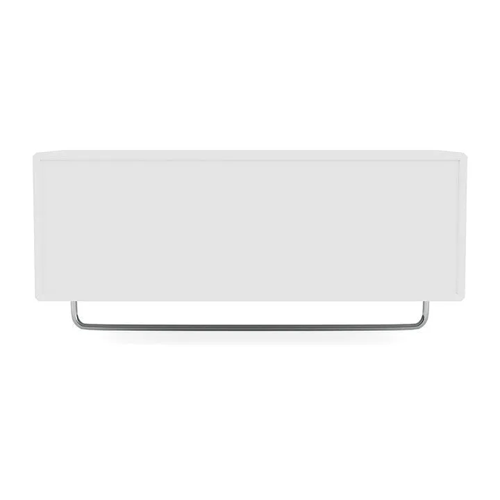 Montana Coat Shelf With Clothes Rack, New White