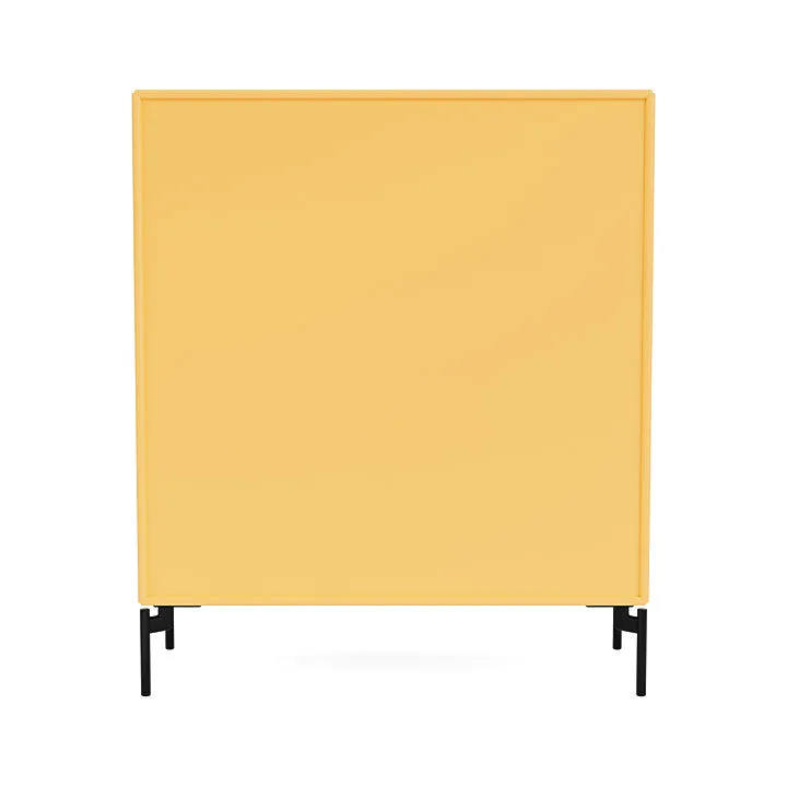 Montana Cover Cabinet With Legs, Acacia/Black