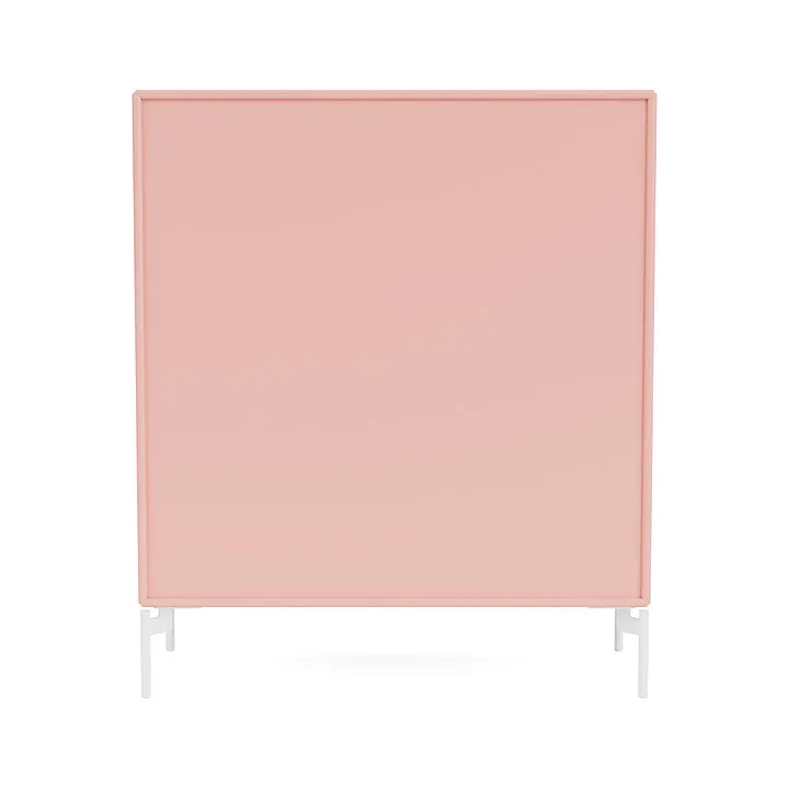 Montana Cover Cabinet With Legs, Ruby/Snow White