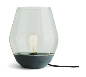 New Works Bowl Table Lamp Verdigris Copper, Green