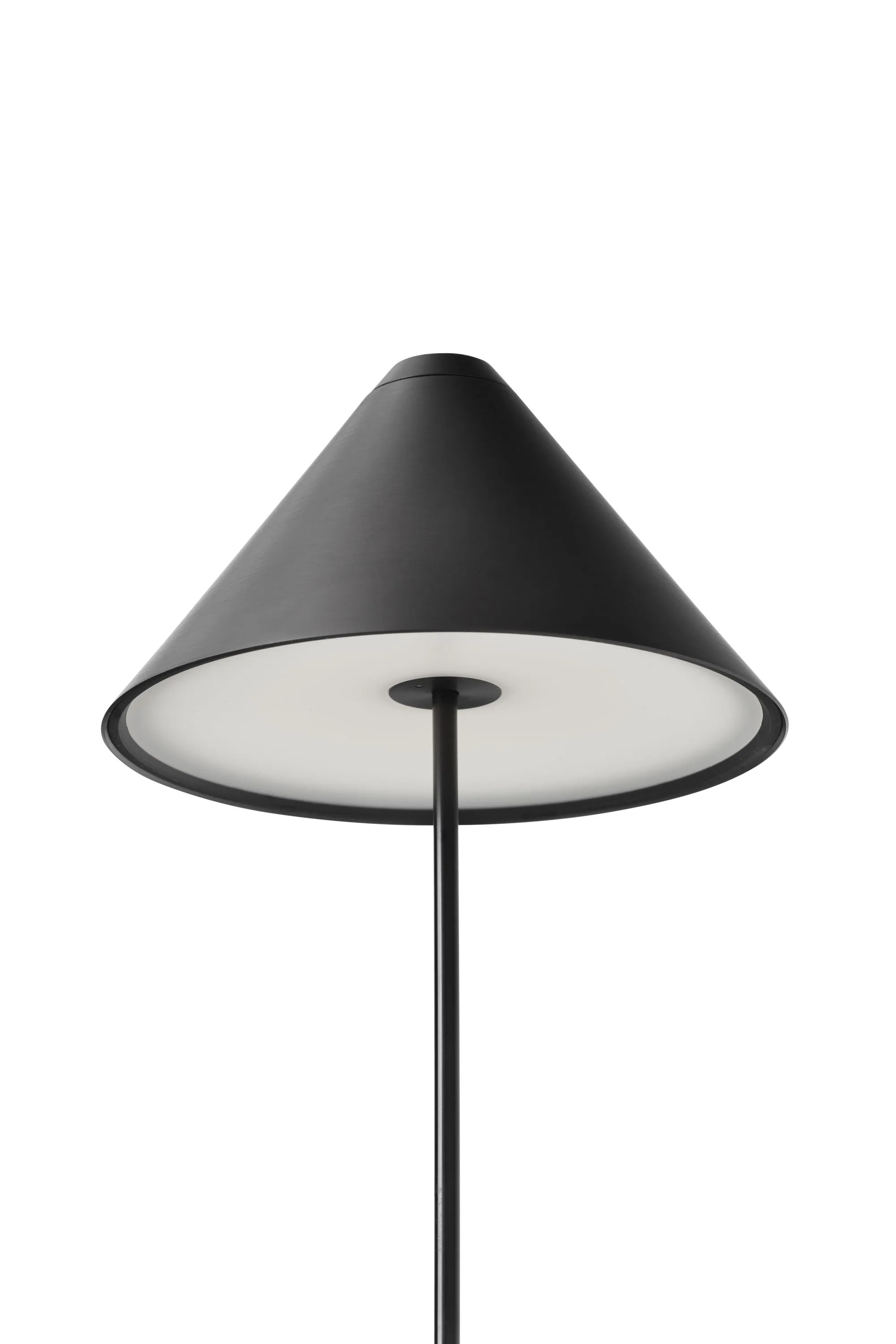 New Works Brolly Portable Table Lamp, Black