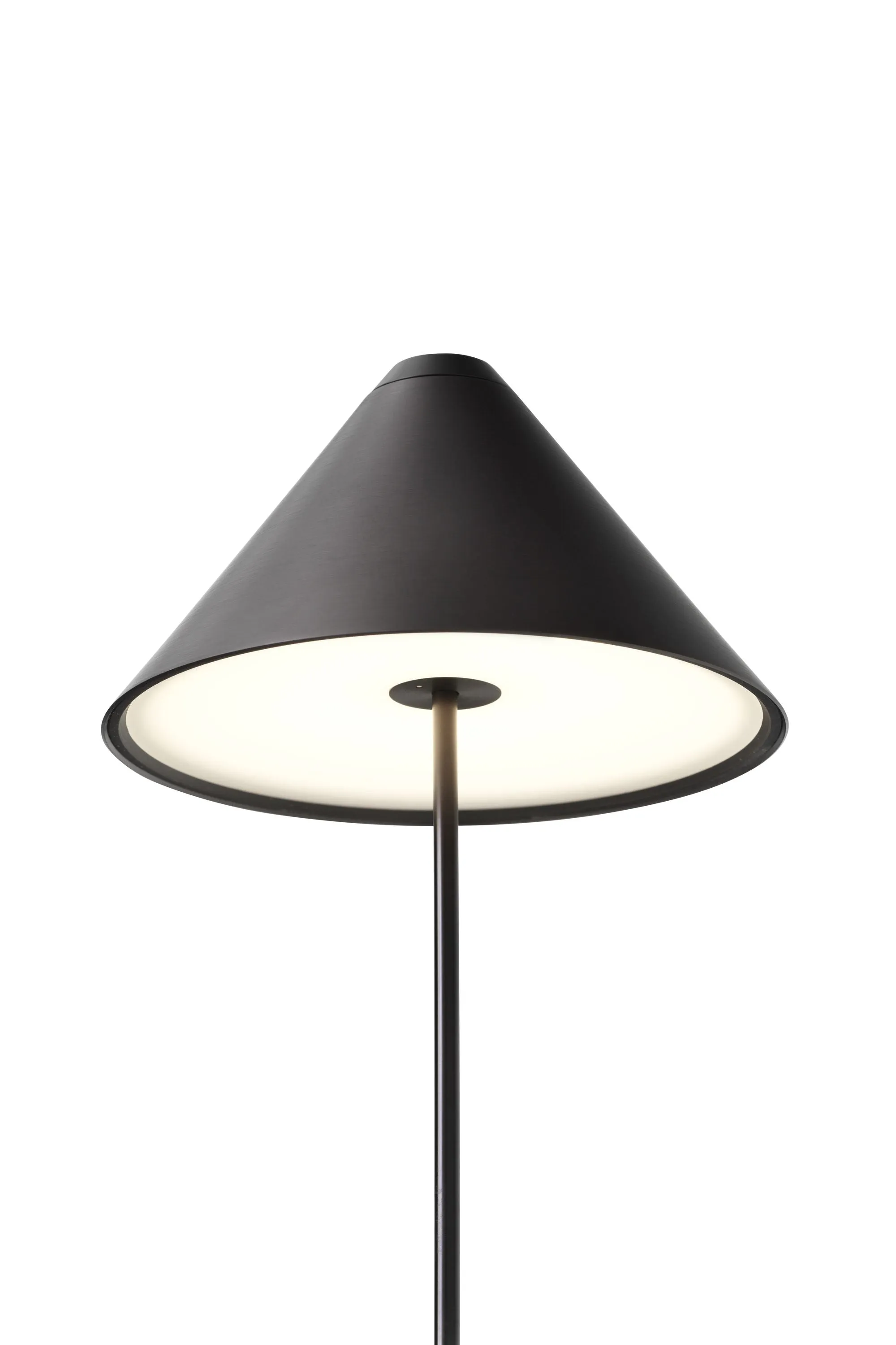 New Works Brolly Portable Table Lamp, Black