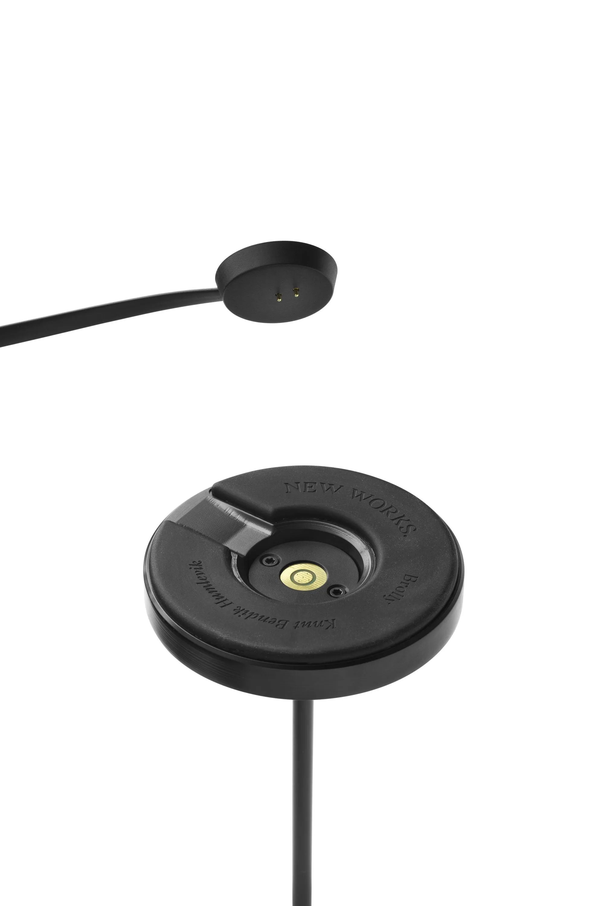 New Works Brolly Portable Table Lamp, Black