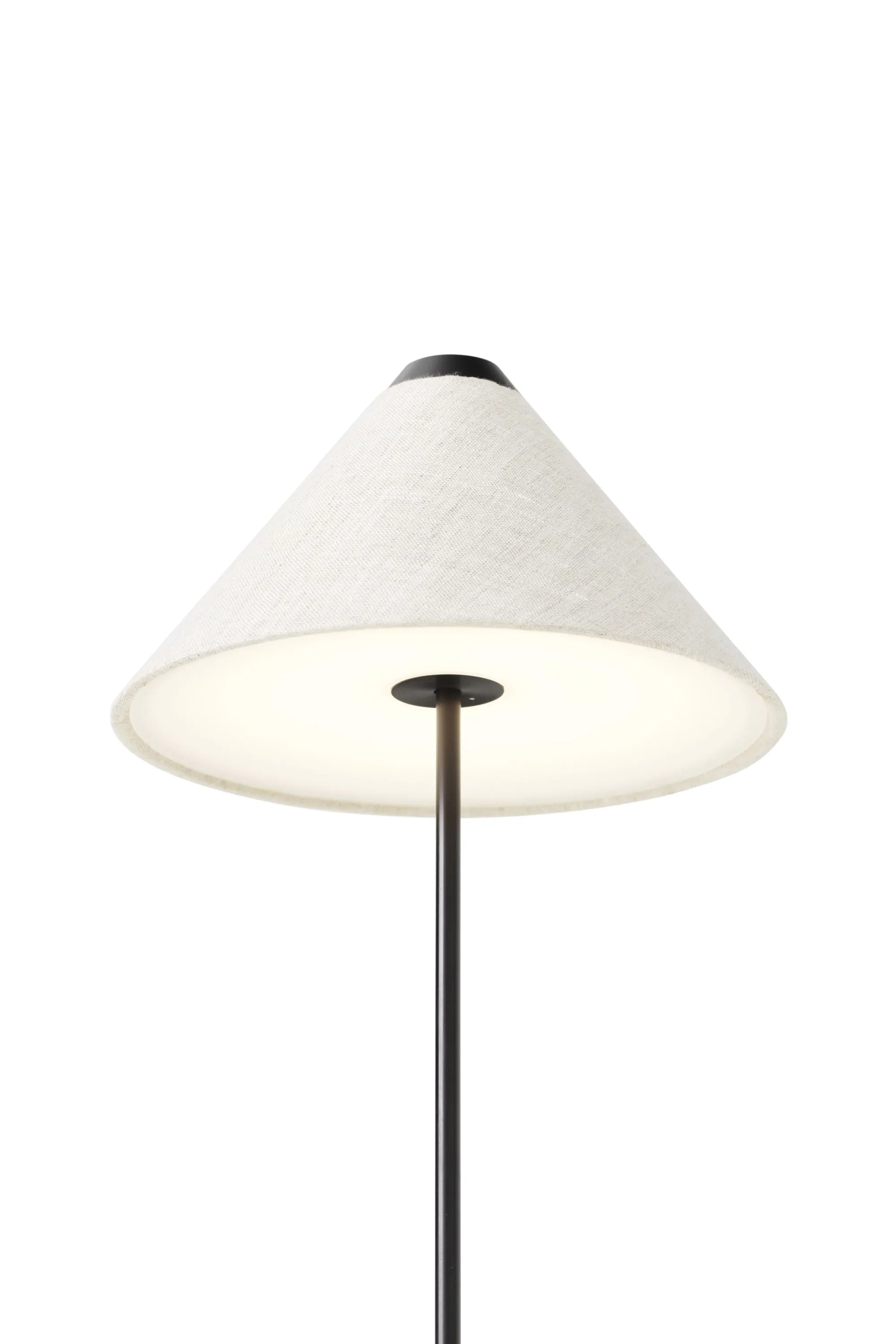 New Works Brolly Portable Table Lamp, Linen