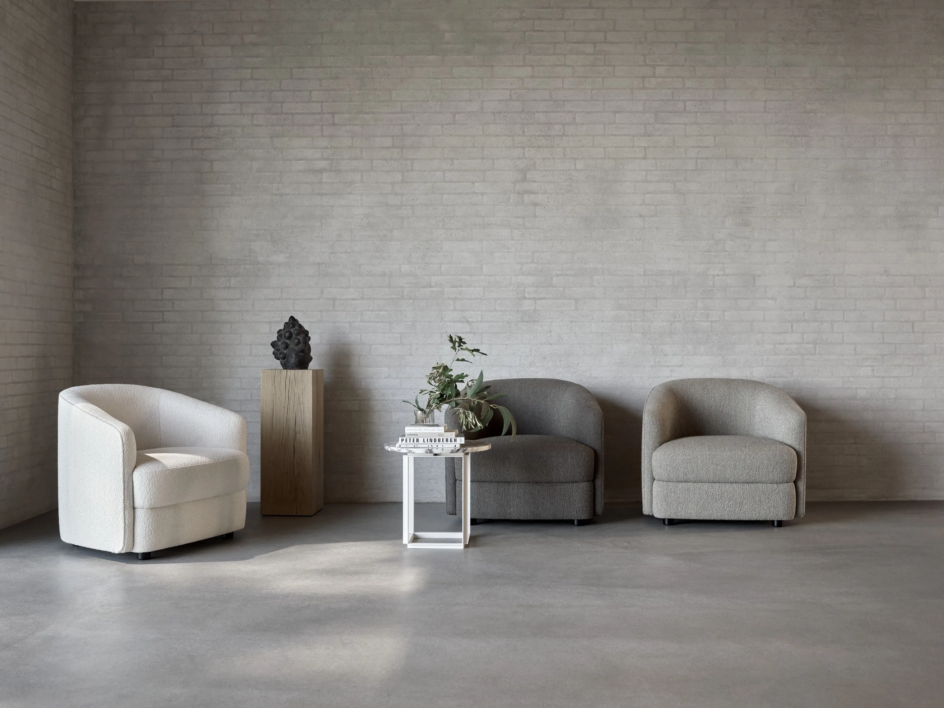 New Works Covent Lounge Chair, Dark Taupe