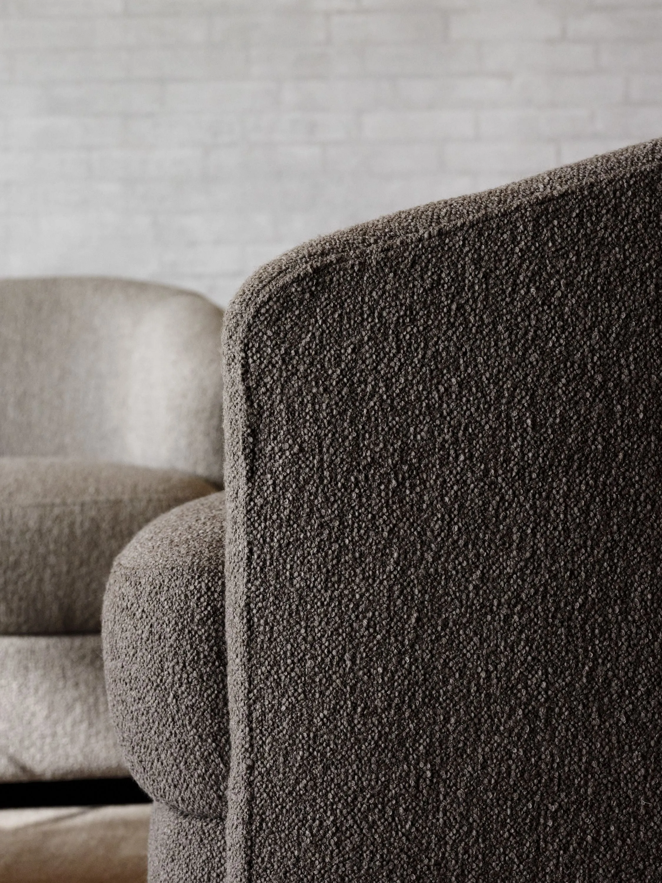 New Works Covent Lounge Chair, Dark Taupe