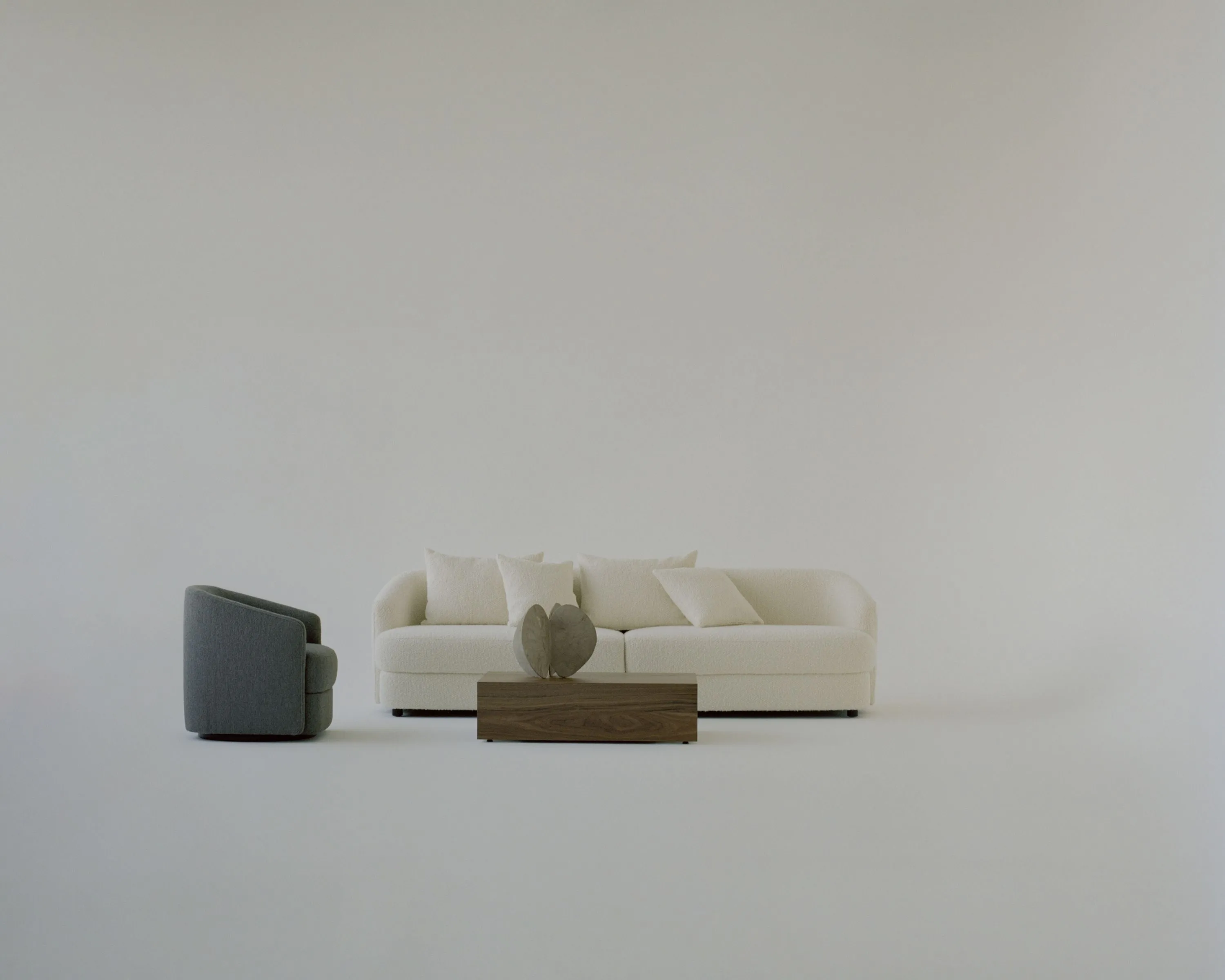 New Works Covent Lounge Chair, Dark Taupe