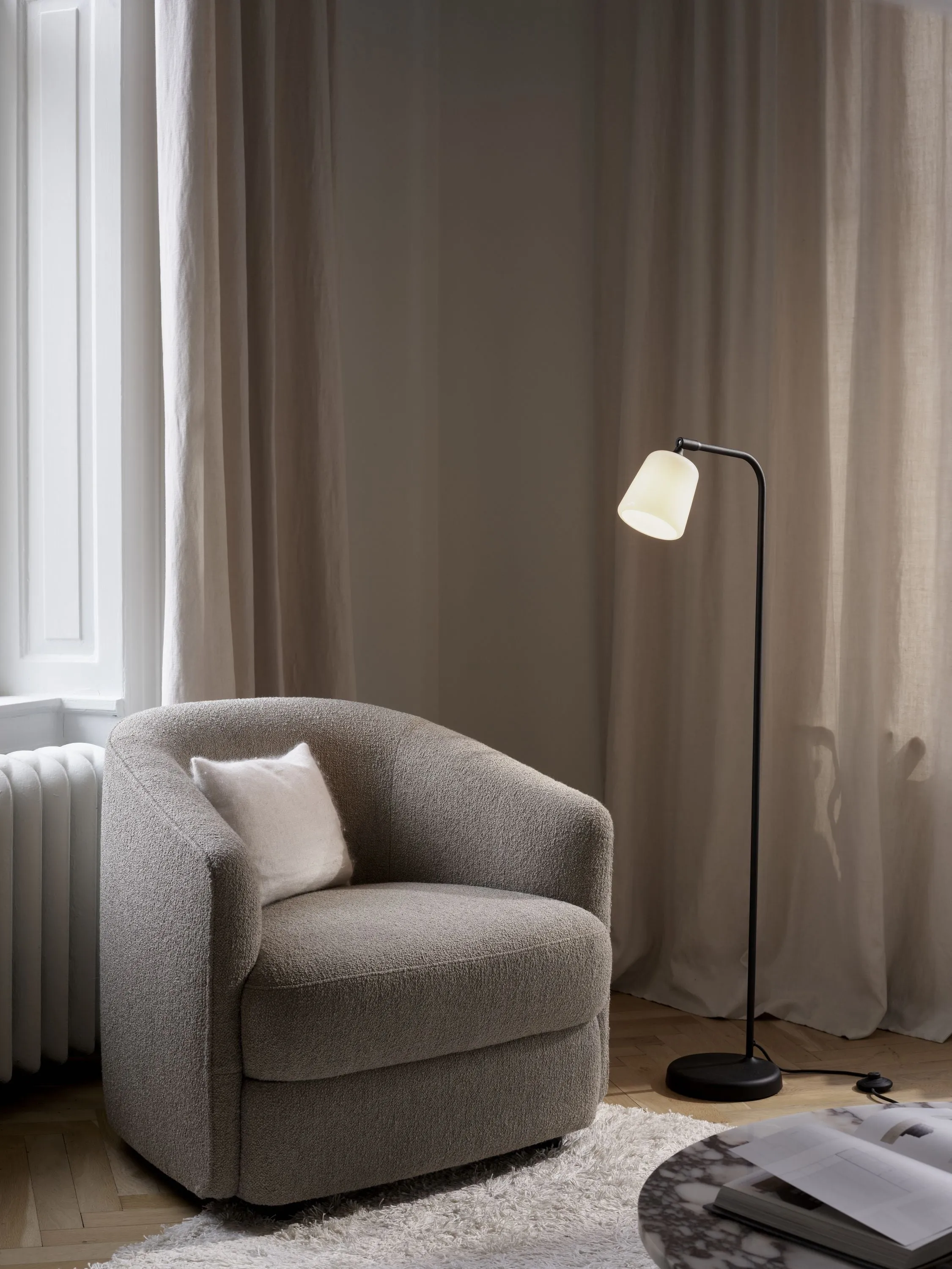 New Works Covent Lounge Chair, Hemp