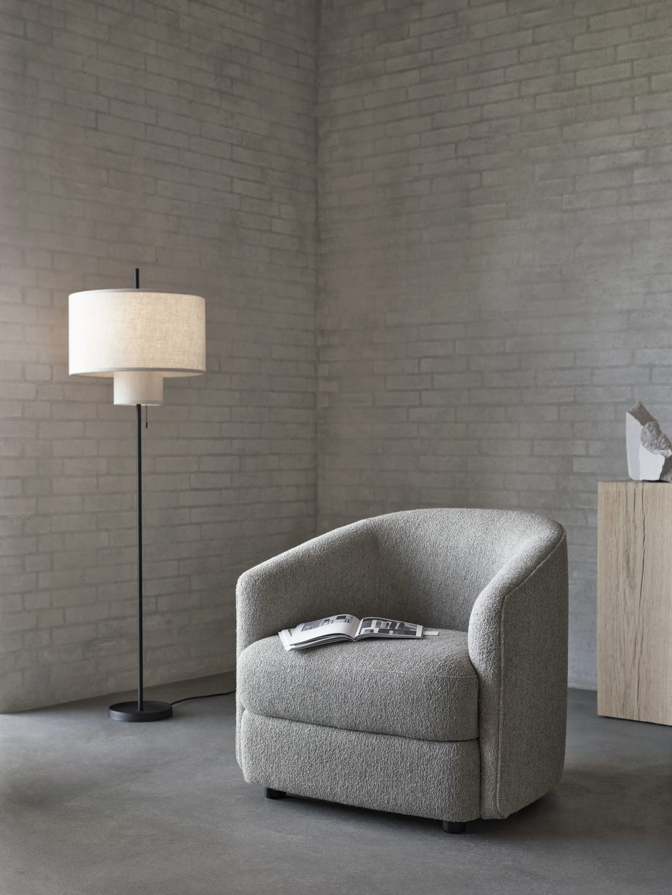 New Works Covent Lounge Chair, Hemp