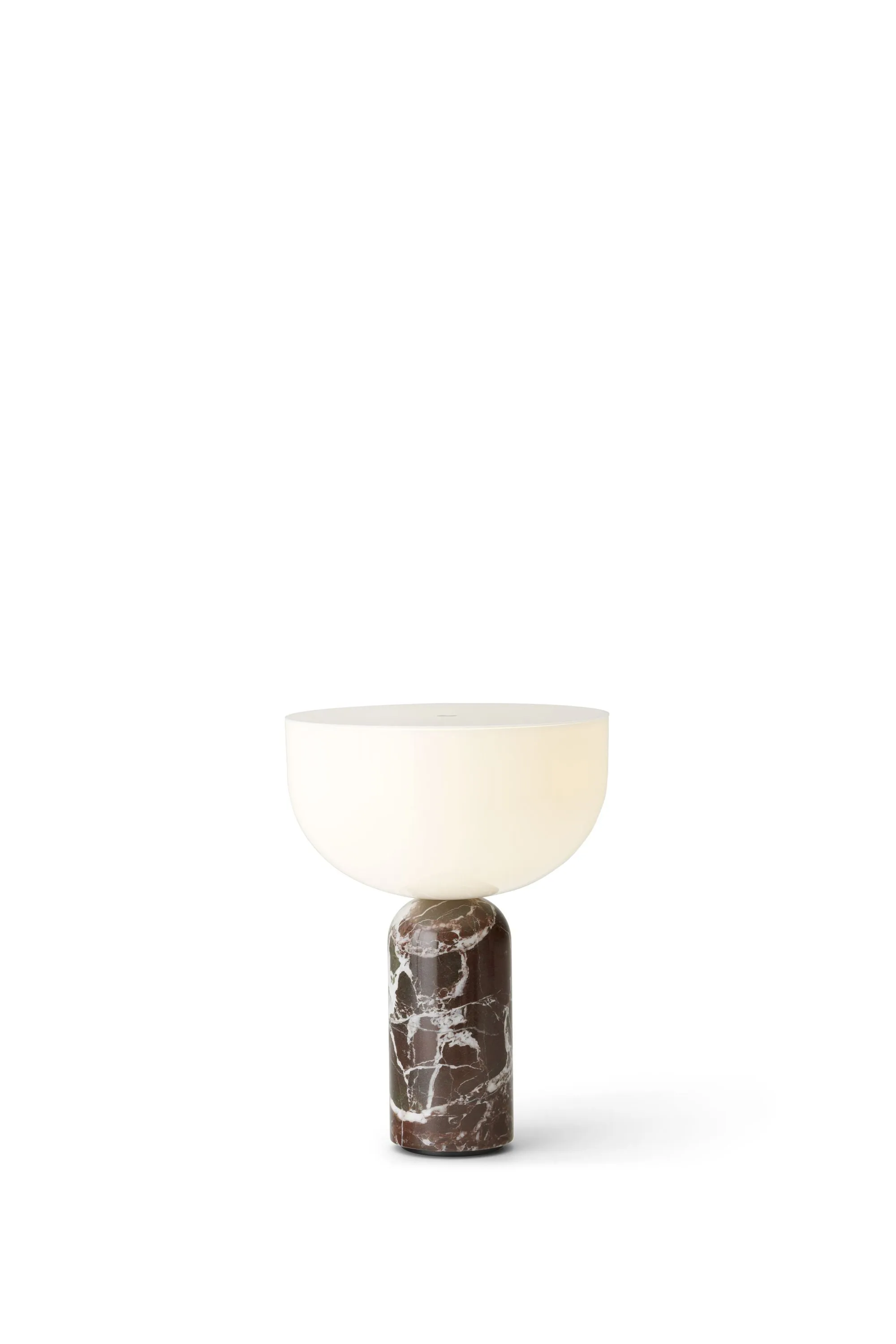 New Works Kizu Portable Table Lamp, Rosso Levanto