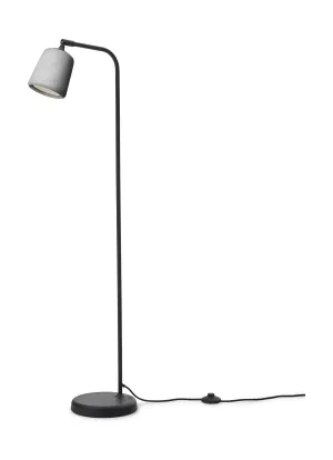 New Works Material Floor Lamp, Light Grey