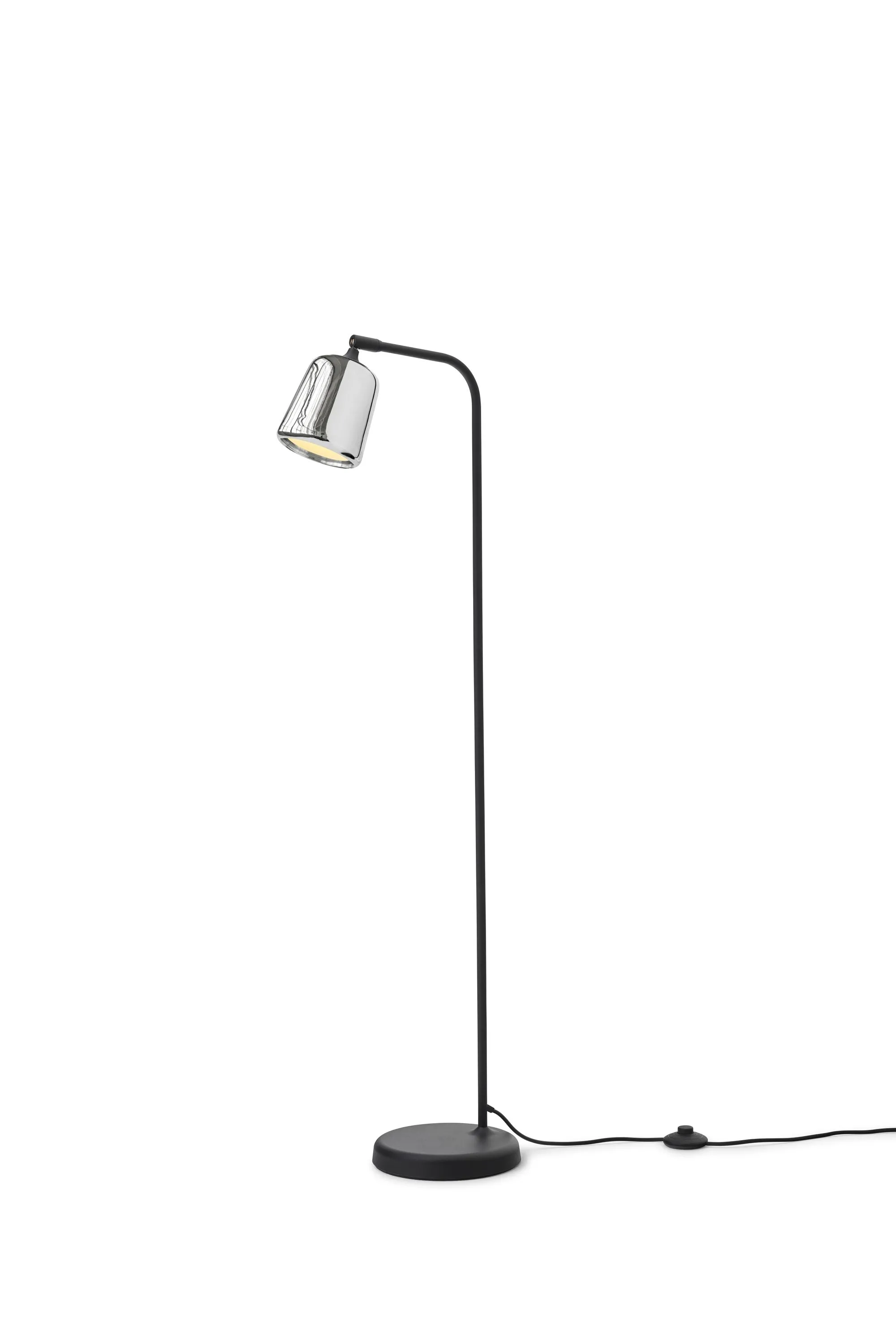 New Works Material Floor Lamp, Stainless Steel
