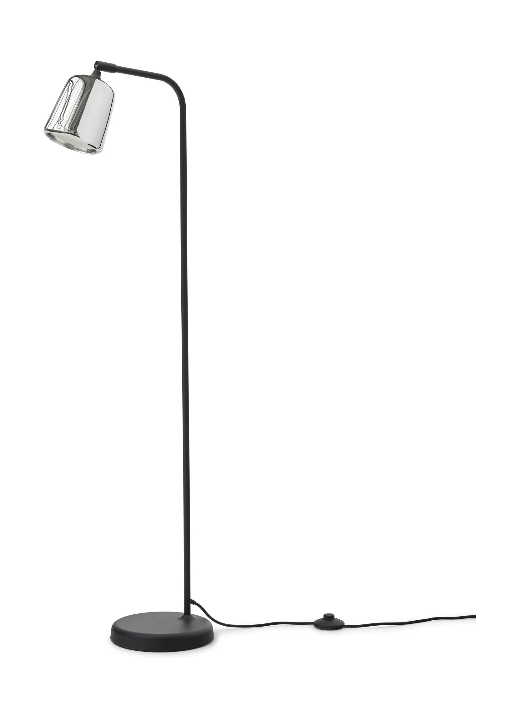 New Works Material Floor Lamp, Stainless Steel