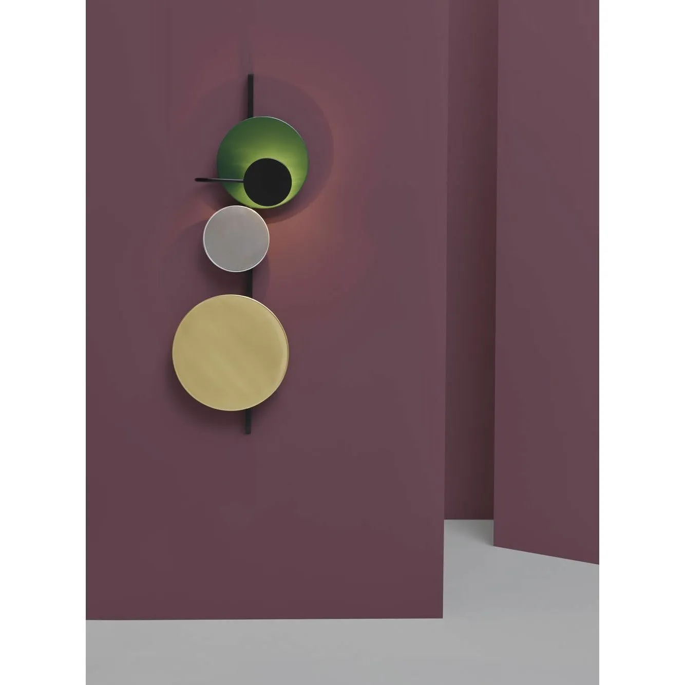 Please Wait To Be Seated Planet Wall Lamp Eu, Green