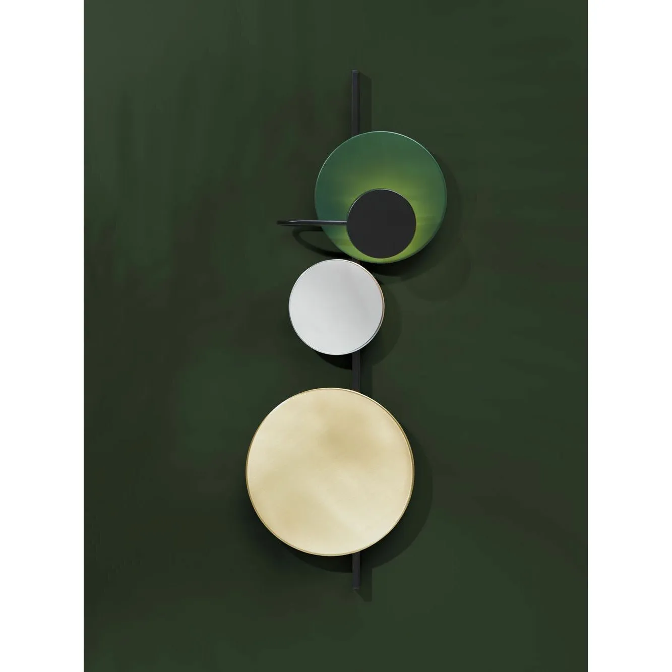 Please Wait To Be Seated Planet Wall Lamp Eu, Green