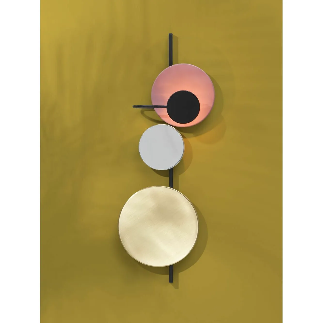 Please Wait To Be Seated Planet Wall Lamp Eu, Red