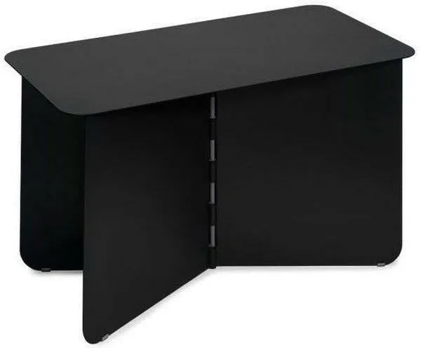 Puik Hinge Side Table 70x35 Cm, Black