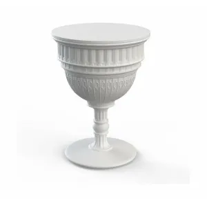 Qeeboo Capitol Side Table By Studio Job x H 44x60 Cm, White