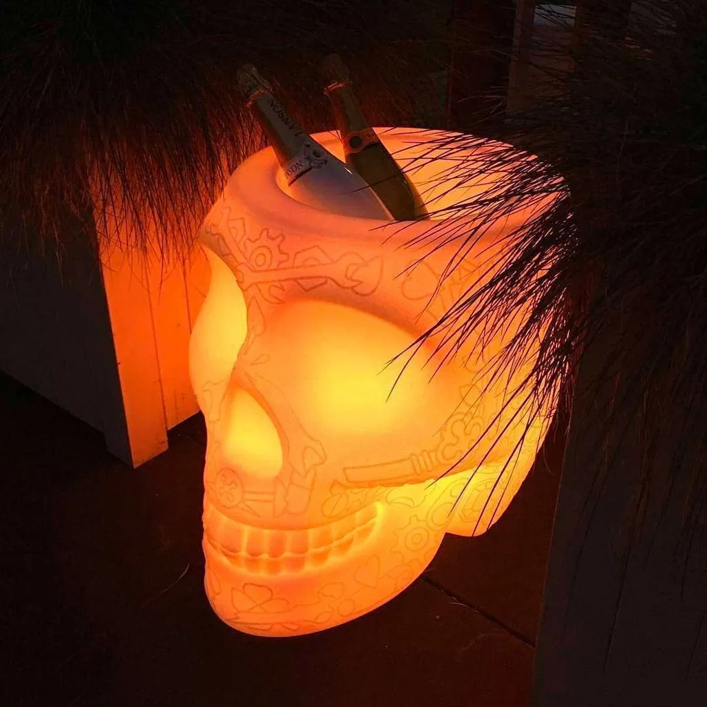 Qeeboo Mexico Planter And Champagne Cooler Floor Lamp