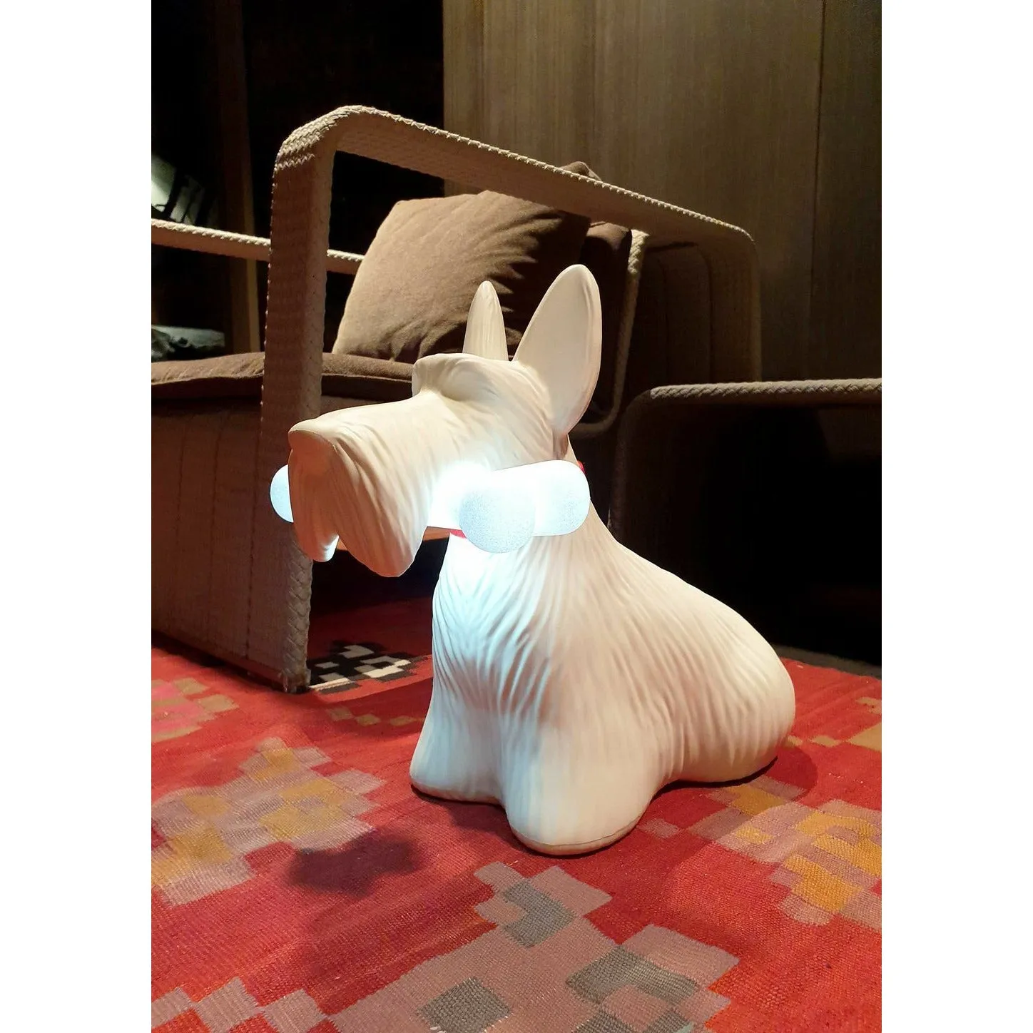 Qeeboo Scottie Lamp By Stefano Giovannoni, White