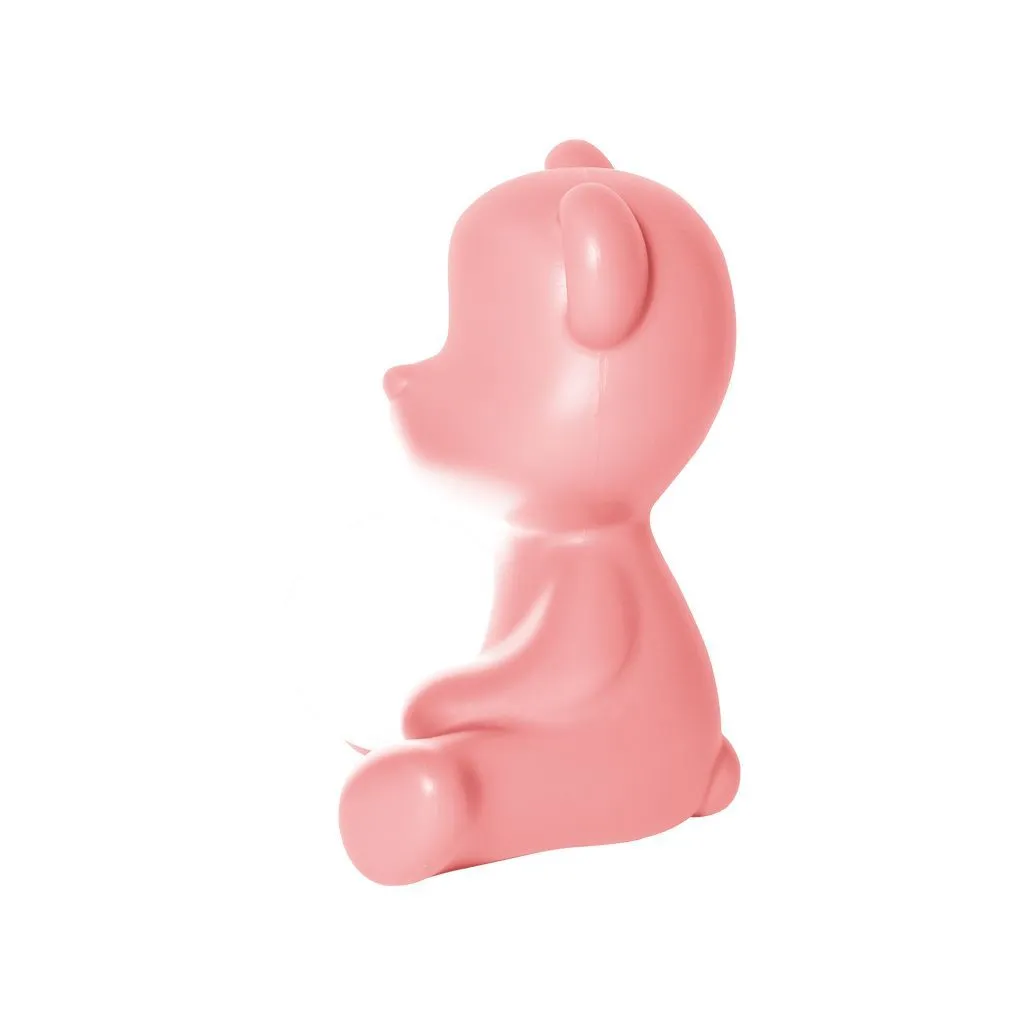 Qeeboo Teddy Girl Led Rechargeable Table Lamp, Pink