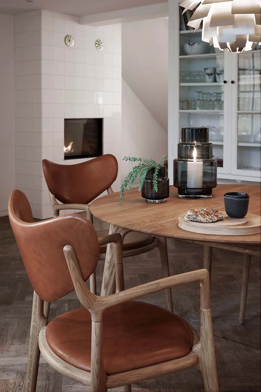 Ro Collection Salon Extendable Table In Oiled Oak,  120 Cm