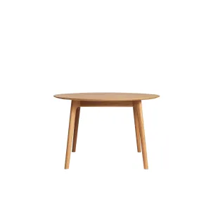 Ro Collection Salon Extendable Table In Oiled Oak,  120 Cm