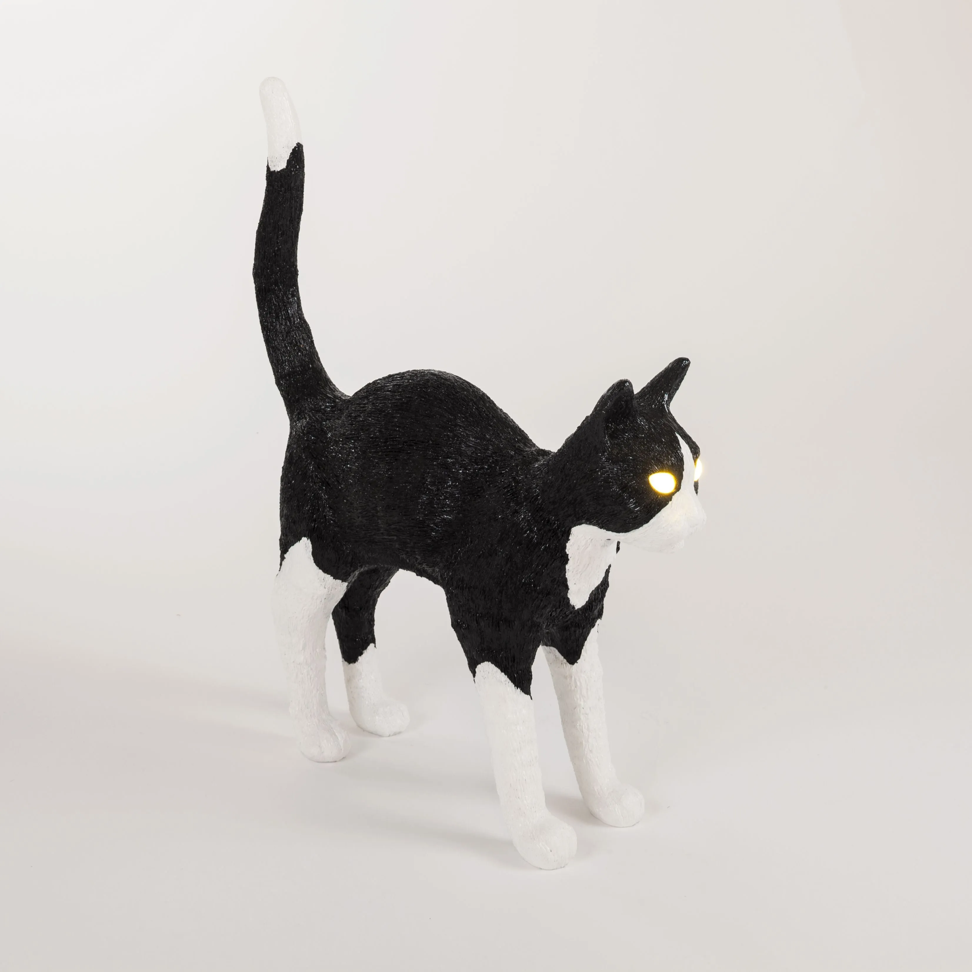 Seletti Jobby The Cat Lamp, Black/White
