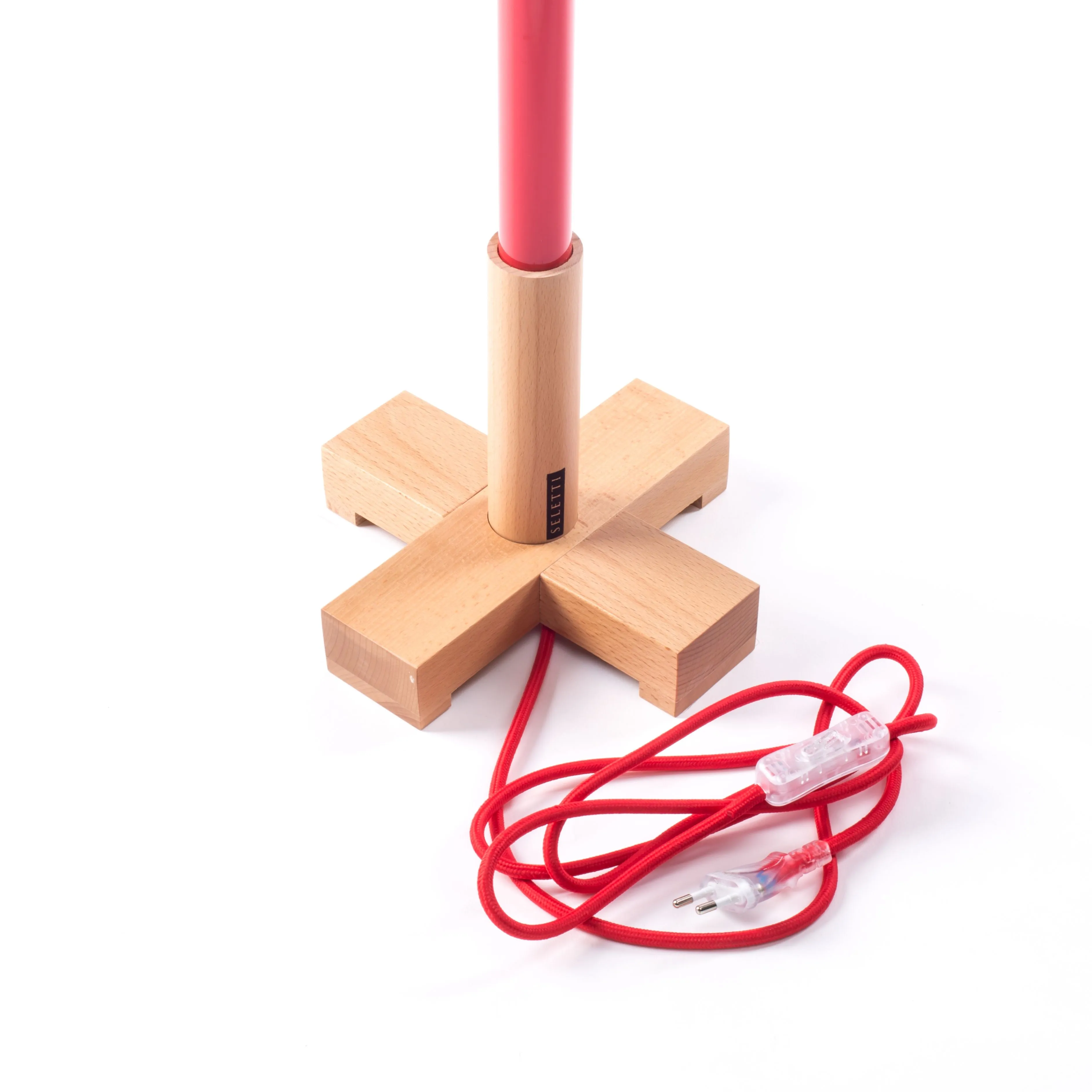 Seletti Linea Led Lamp, Red