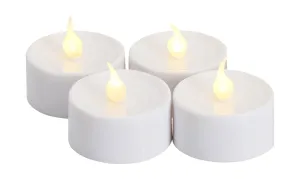 Sirius Lone Battery Tealights 4 Pcs 3,5 Cm, White