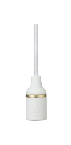 Spring Copenhagen Cover Up Gu10/E27 Socket 40 Mm, White