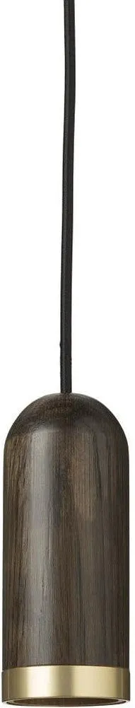 Spring Copenhagen Cylinder Pendant Lamp, Stained Oak