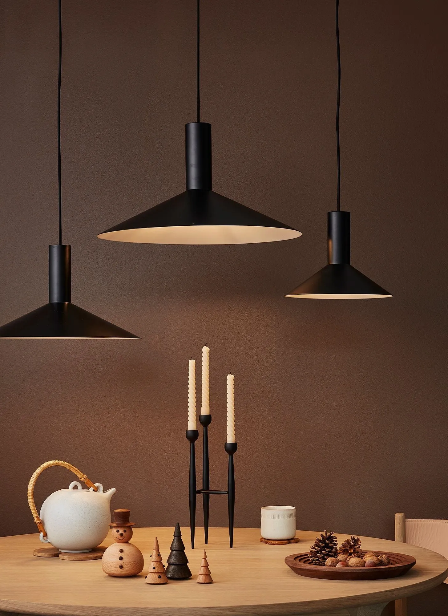 Spring Copenhagen Formula Pendant Lamp 50, Black