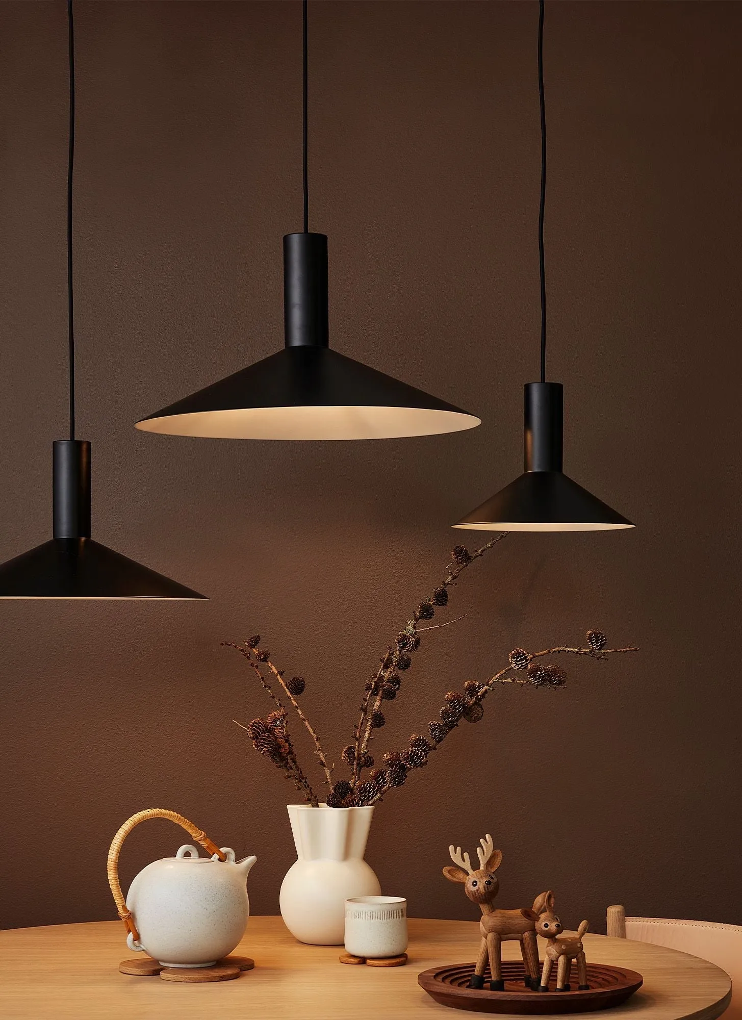 Spring Copenhagen Formula Pendant Lamp 50, Black