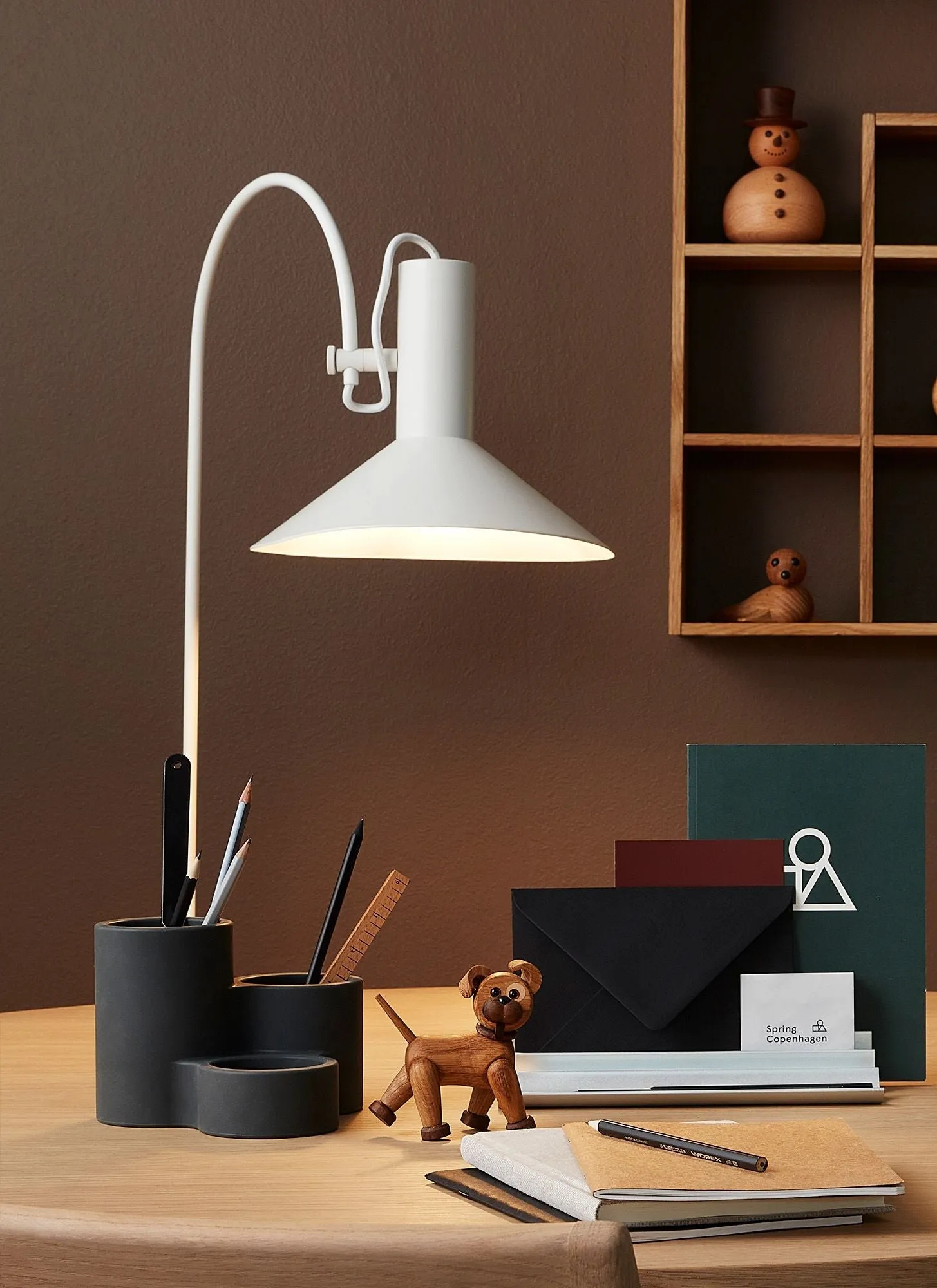 Spring Copenhagen Formula Table Lamp, White