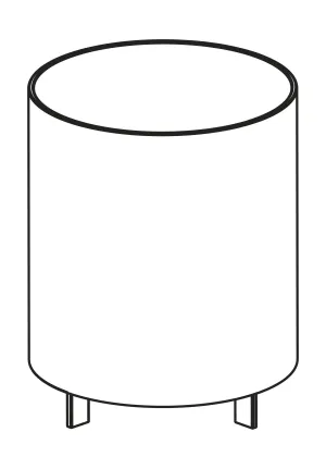 Stelton Em Replacement Glass 1008 Frosted, Frosted
