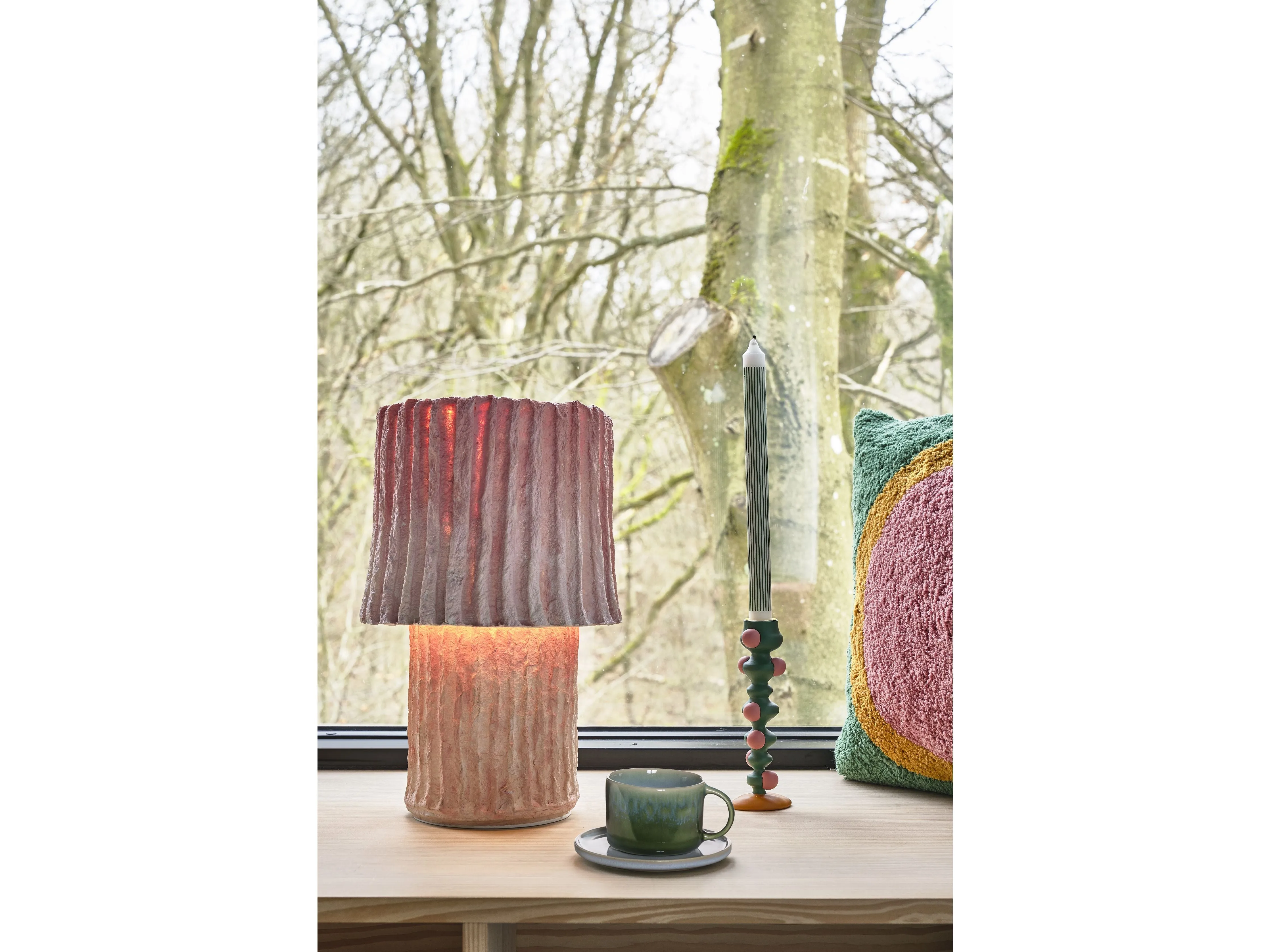 Villa Collection Styles Lamp  25 X 44 Cm, Rose
